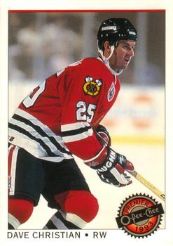 1992-93 O-Pee-Chee Premier #1 Dave Christian Front
