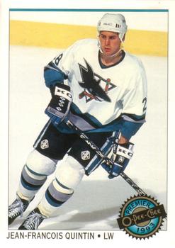 1992-93 O-Pee-Chee Premier #37 Jean-Francois Quintin Front