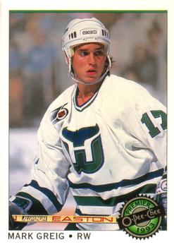 1992-93 O-Pee-Chee Premier #99 Mark Greig Front