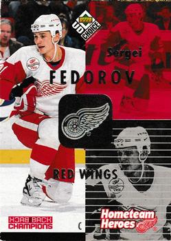 1998-99 UD Choice Preview - Hometeam Heroes #RW2 Sergei Fedorov Front