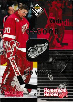 1998-99 UD Choice Preview - Hometeam Heroes #RW5 Chris Osgood Front