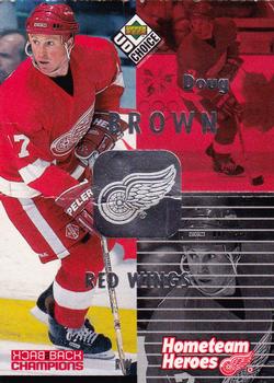 1998-99 UD Choice Preview - Hometeam Heroes #RW10 Doug Brown Front