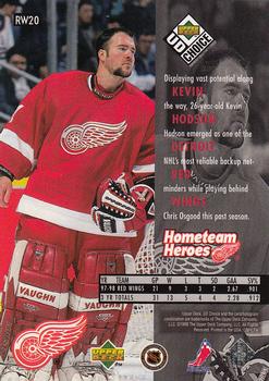 1998-99 UD Choice Preview - Hometeam Heroes #RW20 Kevin Hodson Back