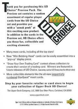 1998-99 UD Choice Preview #NNO UD Choice Promo Front