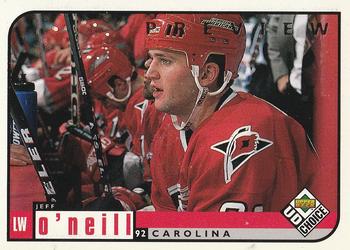1998-99 UD Choice Preview #37 Jeff O'Neill Front