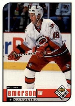 1998-99 UD Choice Preview #43 Nelson Emerson Front