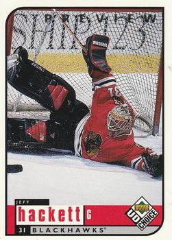 1998-99 UD Choice Preview #49 Jeff Hackett Front