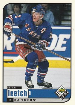 1998-99 UD Choice Preview #129 Brian Leetch Front