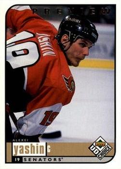 1998-99 UD Choice Preview #141 Alexei Yashin Front