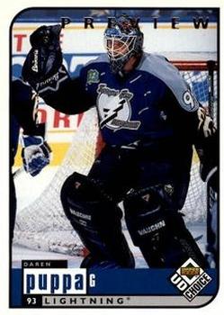 1998-99 UD Choice Preview #191 Daren Puppa Front