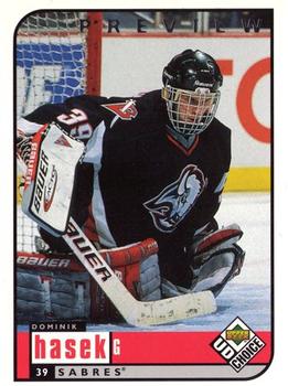 1998-99 UD Choice Preview #23 Dominik Hasek Front