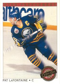 1992-93 O-Pee-Chee Premier - Star Performers #17 Pat LaFontaine Front