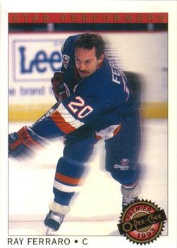 1992-93 O-Pee-Chee Premier - Star Performers #1 Ray Ferraro Front