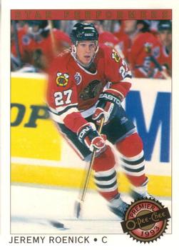 1992-93 O-Pee-Chee Premier - Star Performers #5 Jeremy Roenick Front