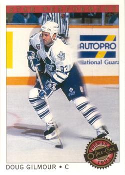 1992-93 O-Pee-Chee Premier - Star Performers #8 Doug Gilmour Front