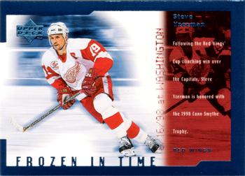 1998-99 Upper Deck - Frozen in Time #FT1 Steve Yzerman Front