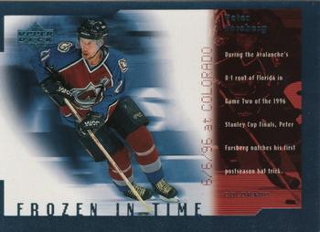 1998-99 Upper Deck - Frozen in Time #FT2 Peter Forsberg Front