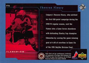 1998-99 Upper Deck - Frozen in Time #FT5 Theoren Fleury Back