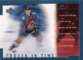 1998-99 Upper Deck - Frozen in Time #FT8 Jari Kurri Front
