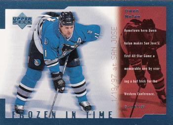 1998-99 Upper Deck - Frozen in Time #FT17 Owen Nolan Front