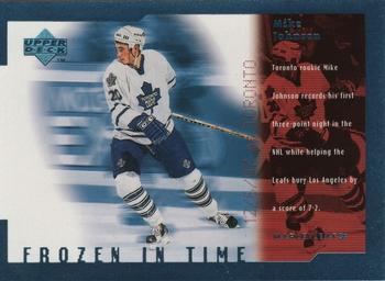 1998-99 Upper Deck - Frozen in Time #FT18 Mike Johnson Front