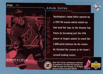 1998-99 Upper Deck - Frozen in Time #FT20 Adam Oates Back