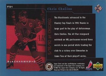 1998-99 Upper Deck - Frozen in Time #FT21 Chris Chelios Back