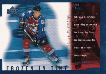 1998-99 Upper Deck - Frozen in Time #FT23 Joe Sakic Front