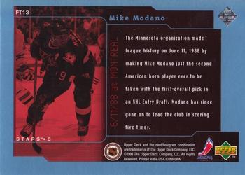 1998-99 Upper Deck - Frozen in Time #FT13 Mike Modano Back