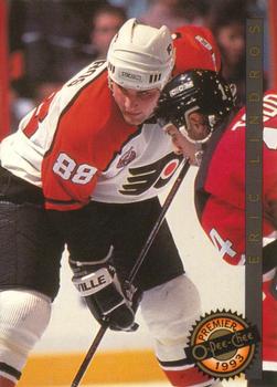 1992-93 O-Pee-Chee Premier - Top Rookies #1 Eric Lindros Front