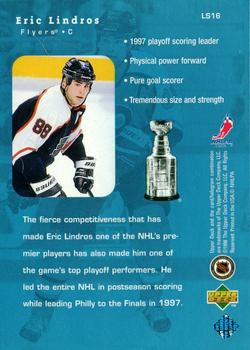 1998-99 Upper Deck - Lord Stanley's Heroes #LS16 Eric Lindros Back