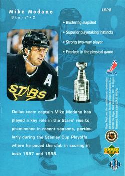 1998-99 Upper Deck - Lord Stanley's Heroes #LS28 Mike Modano Back
