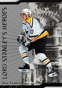 1998-99 Upper Deck - Lord Stanley's Heroes Tier 1 (Quantum Silver) #LS8 Ron Francis Front