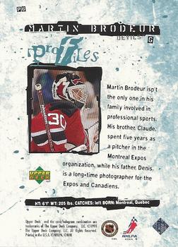 1998-99 Upper Deck - Profiles #P6 Martin Brodeur Back