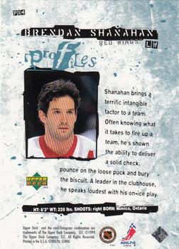 1998-99 Upper Deck - Profiles #P14 Brendan Shanahan Back