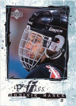 1998-99 Upper Deck - Profiles #P17 Dominik Hasek Front