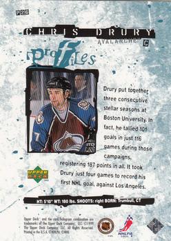 1998-99 Upper Deck - Profiles #P26 Chris Drury Back