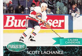 1992-93 Parkhurst #105 Scott Lachance Front