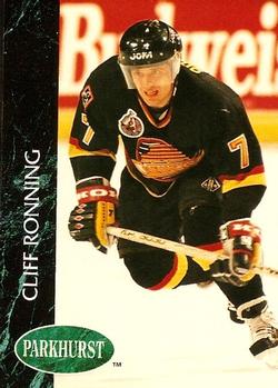 1992-93 Parkhurst #193 Cliff Ronning Front