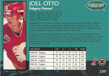 1992-93 Parkhurst #259 Joel Otto Back