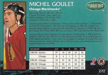 1992-93 Parkhurst #272 Michel Goulet Back