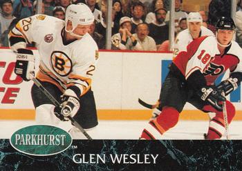 1992-93 Parkhurst #6 Glen Wesley Front