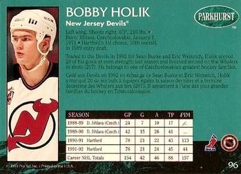 1992-93 Parkhurst #96 Bobby Holik Back