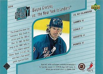 1998-99 Upper Deck - Year of the Great One #GO16 Wayne Gretzky Back
