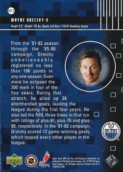 1998-99 Upper Deck MVP - Dynamics #D03 Wayne Gretzky Back