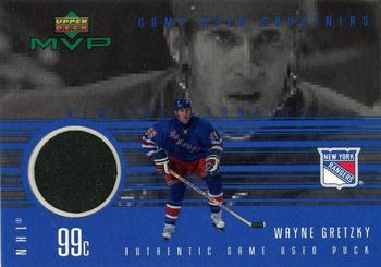 1998-99 Upper Deck MVP - Game Souvenirs #GU-WG Wayne Gretzky Front