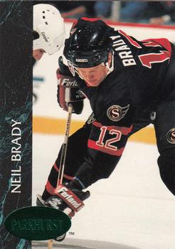 1992-93 Parkhurst - Emerald Ice #124 Neil Brady Front