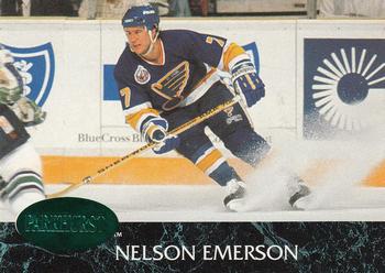 1992-93 Parkhurst - Emerald Ice #152 Nelson Emerson Front