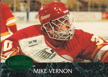 1992-93 Parkhurst - Emerald Ice #24 Mike Vernon Front