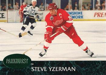 1992-93 Parkhurst - Emerald Ice #44 Steve Yzerman Front
